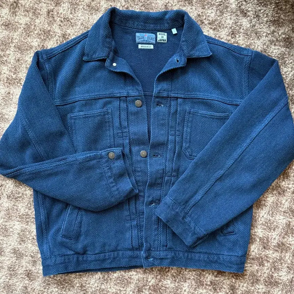 [BUNJANG] Blue Blue Japan Sashiko Trucker Jacket / 블루블루재팬 사시코 트러커 자켓