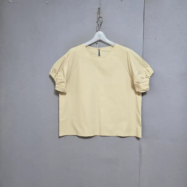 [BUNJANG] CM Beige Blouse / cm 베이지 블라우스 F  n7717   미착용제품