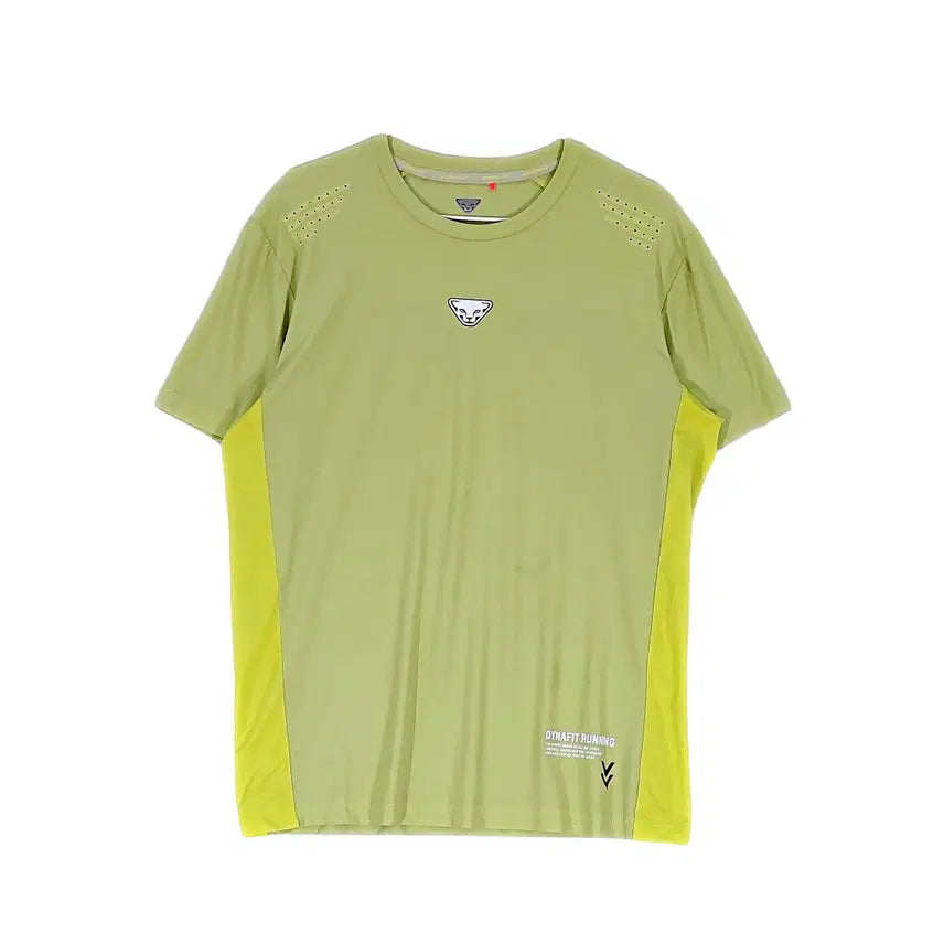 [BUNJANG] Dynafit Men's Sporty Short Sleeve T-Shirt Lime (100) / 다이나핏 남성 스포티한 반팔티 100 라임 00391