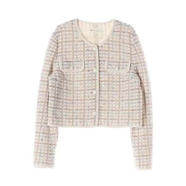 [BUNJANG] It Misha 25SS Colorless Color Block Tweed Jacket / (새상품) 잇미샤 25SS 칼라리스 컬러 블록 트위드 자켓