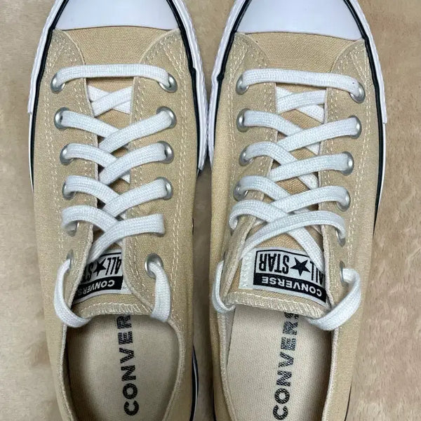 [BUNJANG] Converse Chuck Taylor All Star Lift Canvas Oat Milk 245 / (새상품) 컨버스 척테일러 올스타 리프트 캔버스 오트 밀크 245