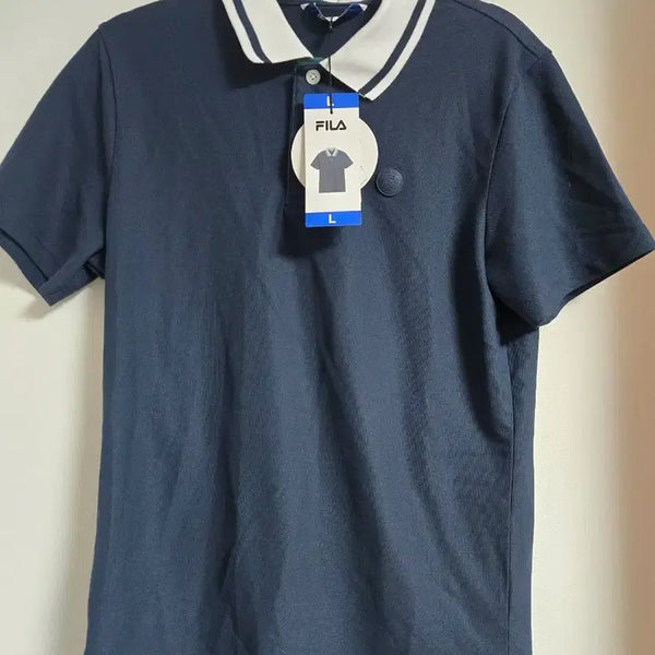 [BUNJANG] Fila Men's Golf Collared T-Shirt - Size L / 정품 새상품 휠라 남성 골프 카라티 l