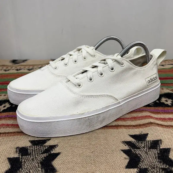 [BUNJANG] Adidas Bromo White Sneakers Shoes 280 / 아디다스 브로마 화이트 스니커즈 신발 280 X02052