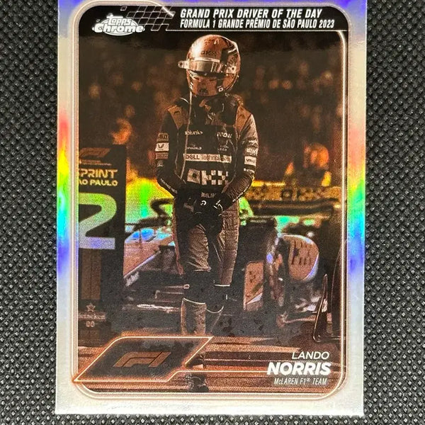 [BUNJANG] 2024 Topps Chrome Lando Norris F1 Sepia Card / 2024 탑스 크롬 랜도 노리스 F1 세피아 카드
