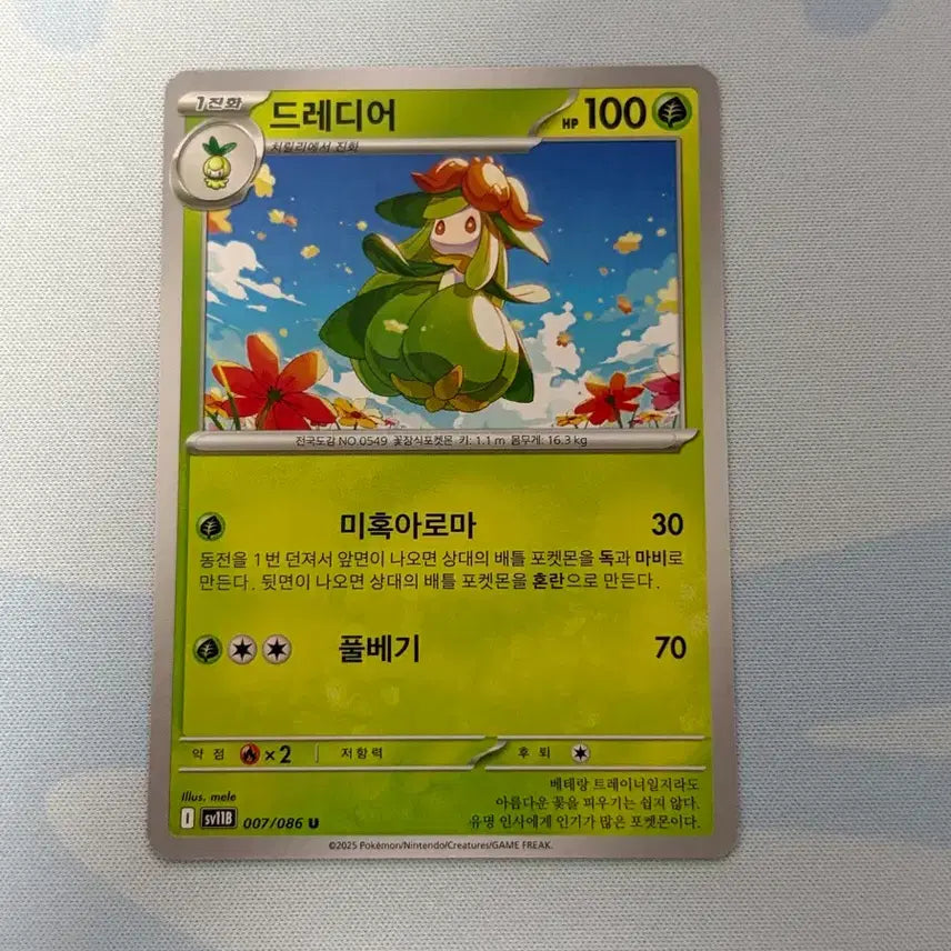 [BUNJANG] Pokemon Card - Weary / 포켓몬카드 드레디어 u