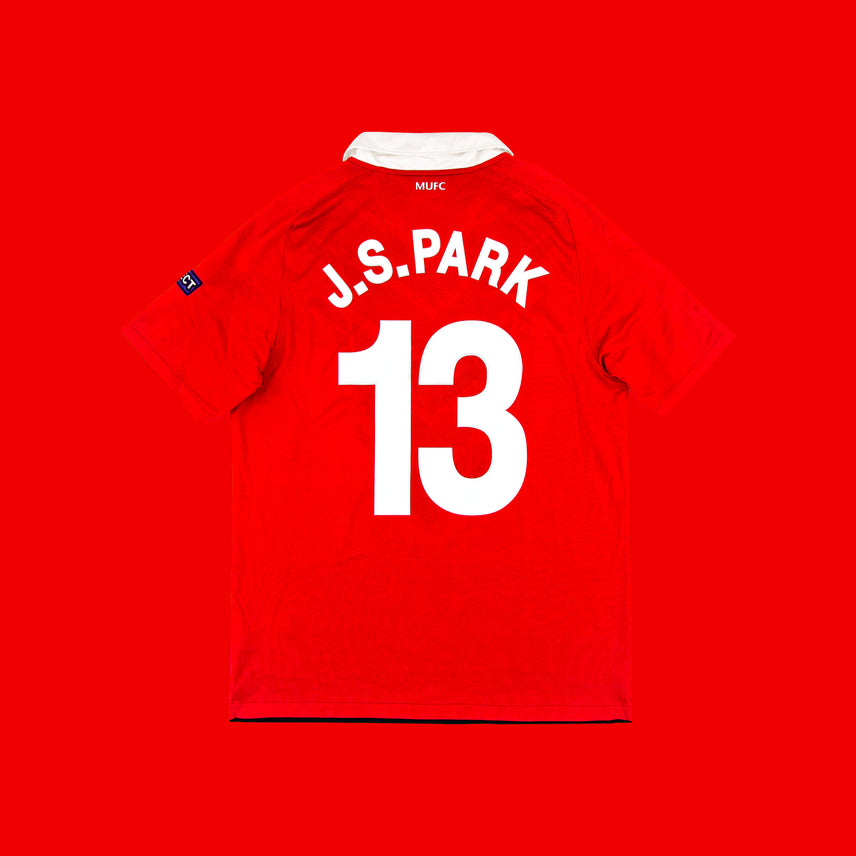 [BUNJANG] Nike Manchester United 10/11 Champions League Home Jisung Park Jersey (Size M) / 정품 나이키 맨유 10 11 챔스 홈 박지성 13 해외 M