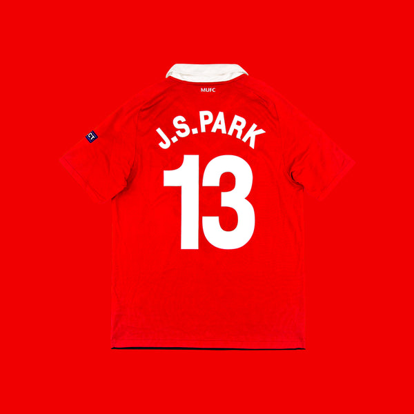 [BUNJANG] Nike Manchester United 10/11 Champions League Home Jisung Park Jersey (Size M) / 정품 나이키 맨유 10 11 챔스 홈 박지성 13 해외 M
