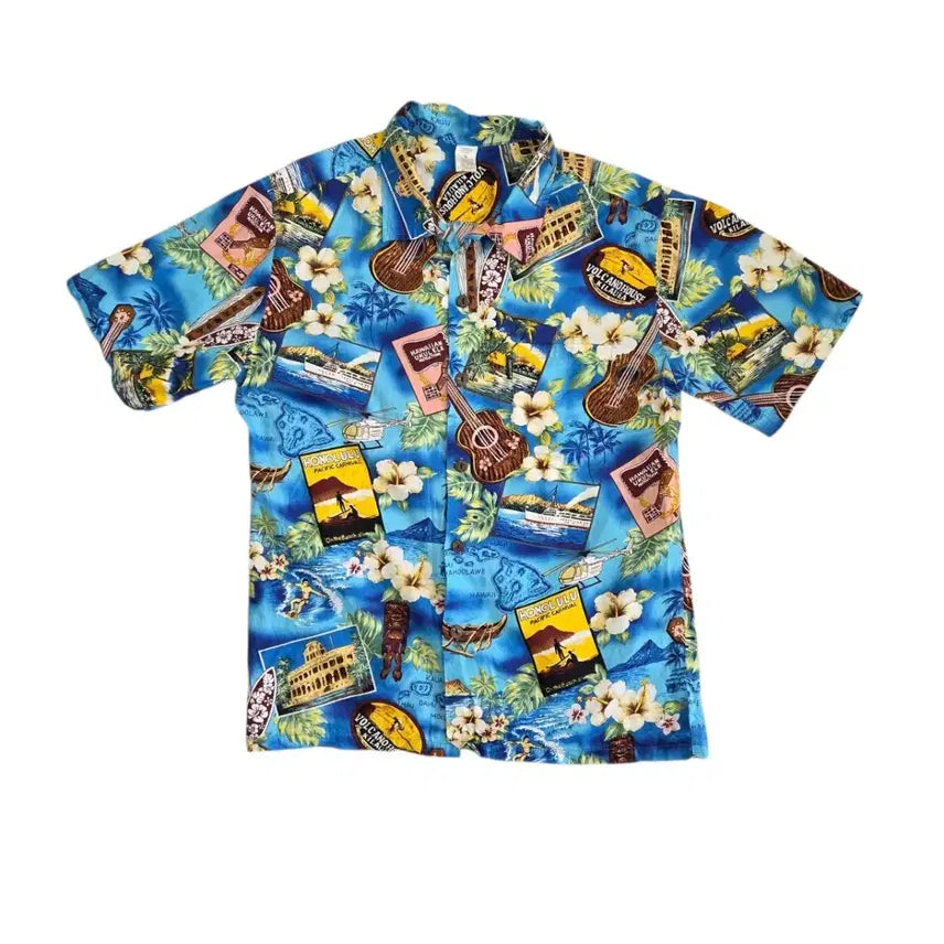 [BUNJANG] Palmwave Vintage Hawaiian Shirt / Palmwave 팜웨이 빈티지 하와이안 셔츠