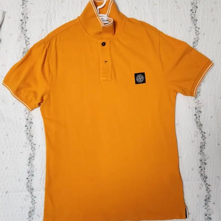 [BUNJANG] Stone Island PK Polo Shirt / 스톤아일랜드 pk 카라반팔티 // 폴로셔츠