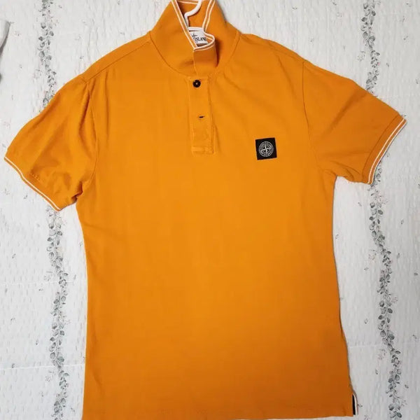 [BUNJANG] Stone Island PK Polo Shirt / 스톤아일랜드 pk 카라반팔티 // 폴로셔츠