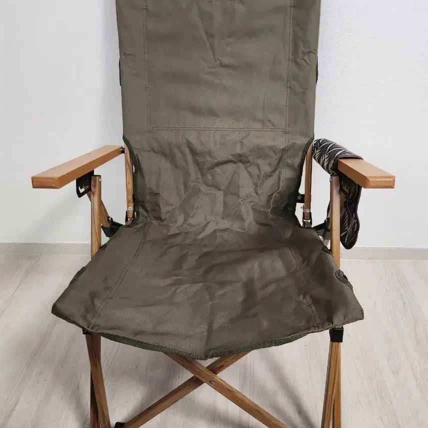 [BUNJANG] Polaris Silantium Camping Chair (Khaki) - Set of 2 / 폴라리스 실란티움 캠핑 의자 카키 (총2개)