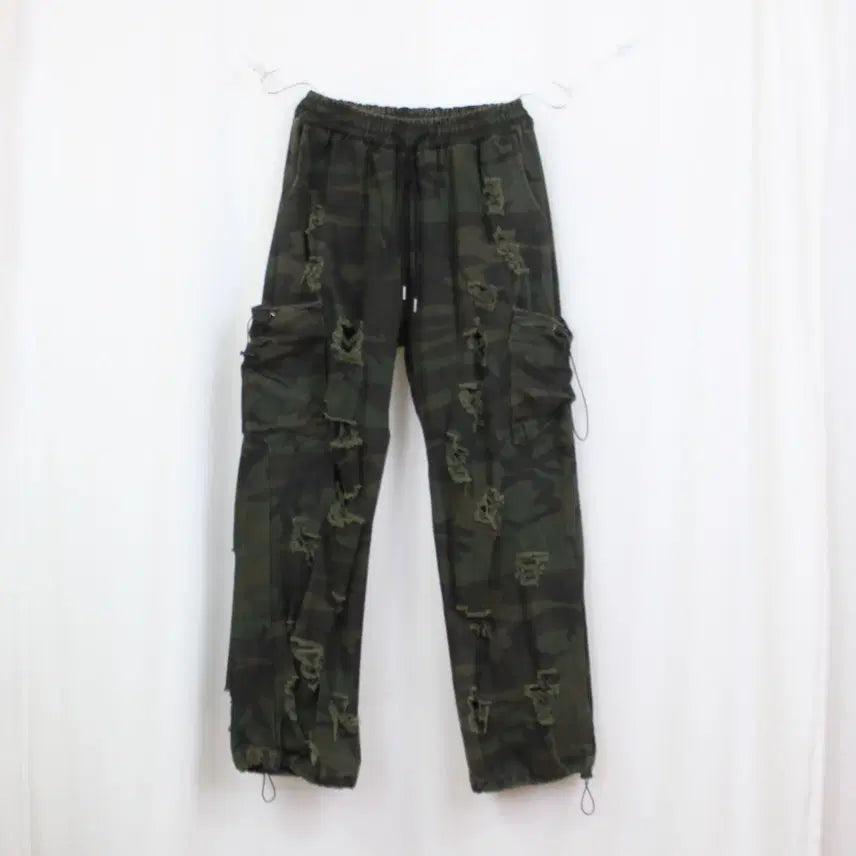 [BUNJANG] SangSangShop Men's Military Camo Cargo Jogger Pants Size L / [정품] 남성 밀리터리 패턴 밴딩 조거 팬츠 바지 (L) 상상샵
