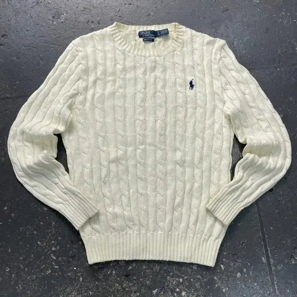 [BUNJANG] Polo Ralph Lauren 90s Cable Knit Sweater / 90 폴로 케이블 니트