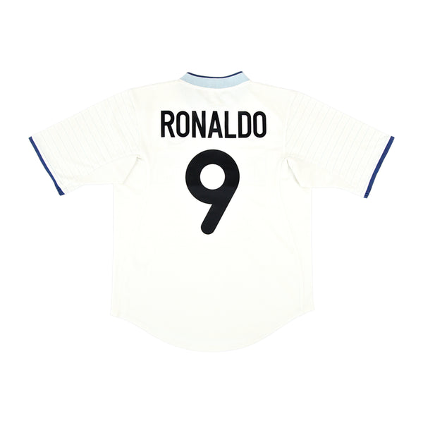 [BUNJANG] Nike Inter Milan 00/01 Away Ronaldo #9 Jersey / 정품 나이키 인터밀란 유니폼 00 01 원정 호나우두 9 해외 M