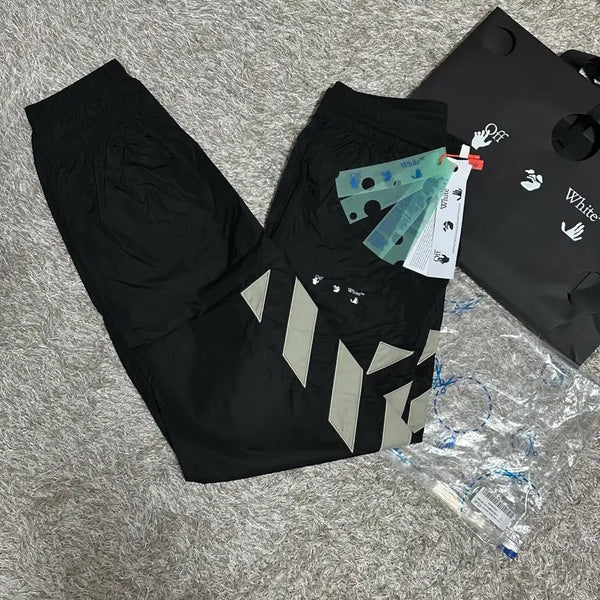 [BUNJANG] Off-White Diag Nylon Track Jogger Pants L / 오프화이트 디아그 나일론 트랙 조거팬츠