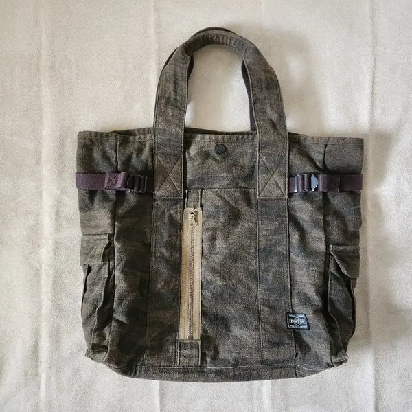 [BUNJANG] Yoshida & Co. Porter 70th Anniversary Camo Tote Bag / Porter 요시다 포터 70주년 카모 토트백