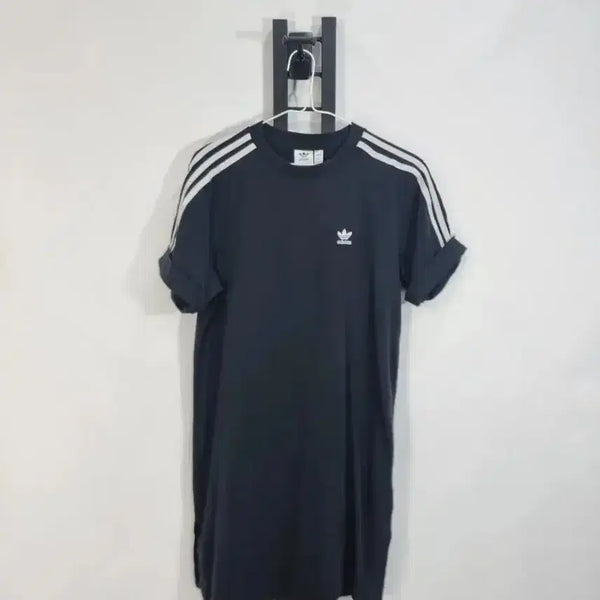 [BUNJANG] Adidas Short Sleeve T-Shirt Dress - Black, XS / 아디다스 원피스 반팔티 드레스 블랙 xs