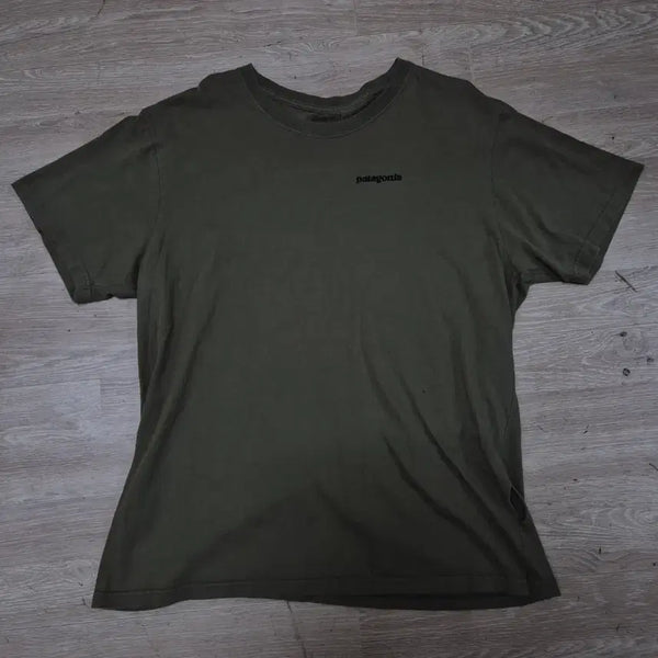 [BUNJANG] Patagonia Regular Fit Back Print Short Sleeve T-Shirt L (100) / 파타고니아 레귤러핏 백 프린팅 반팔 티셔츠 L(100)