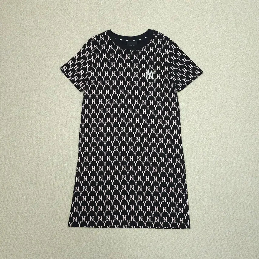 [BUNJANG] MLB Women's Short Sleeve Mini Dress / (S)MLB 여성 반팔 원피스 블랙 핑크