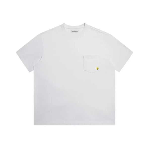 [BUNJANG] Brooklyn Museum Flower Pocket T-shirt / 브루클린뮤지엄 플라워 포켓 티셔츠 반팔 새상품