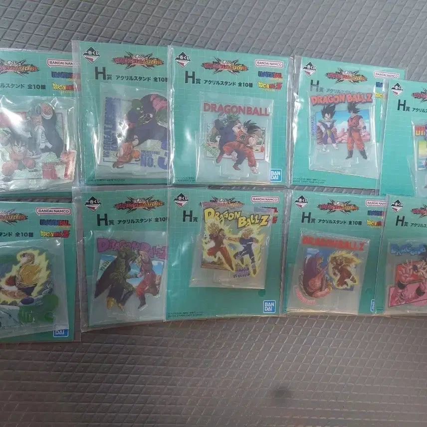 [BUNJANG] Dragon Ball Ichiban Shoji VS Omnibus Cross H Award Acrylic Stand Complete Set / 드래곤볼 제일복권 VS옴니버스 크로스 H상 아크릴 스탠드 10종 팝니다.