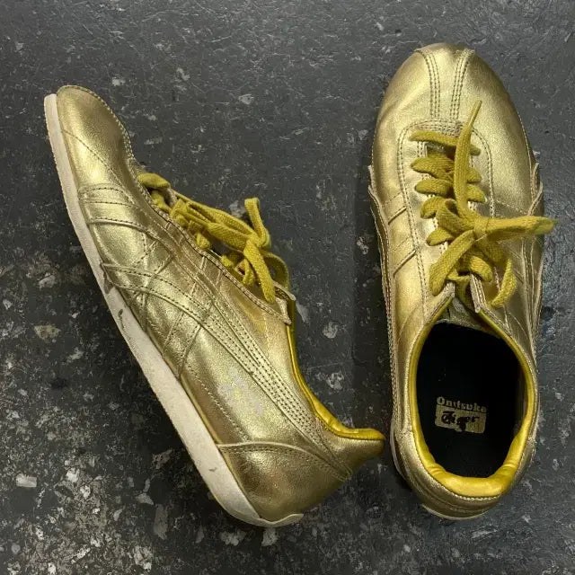 [BUNJANG] Onitsuka Tiger Mexico 66 Triple Gold Sneakers / 250 오니츠카타이거 멕시코 66 트리플 골드