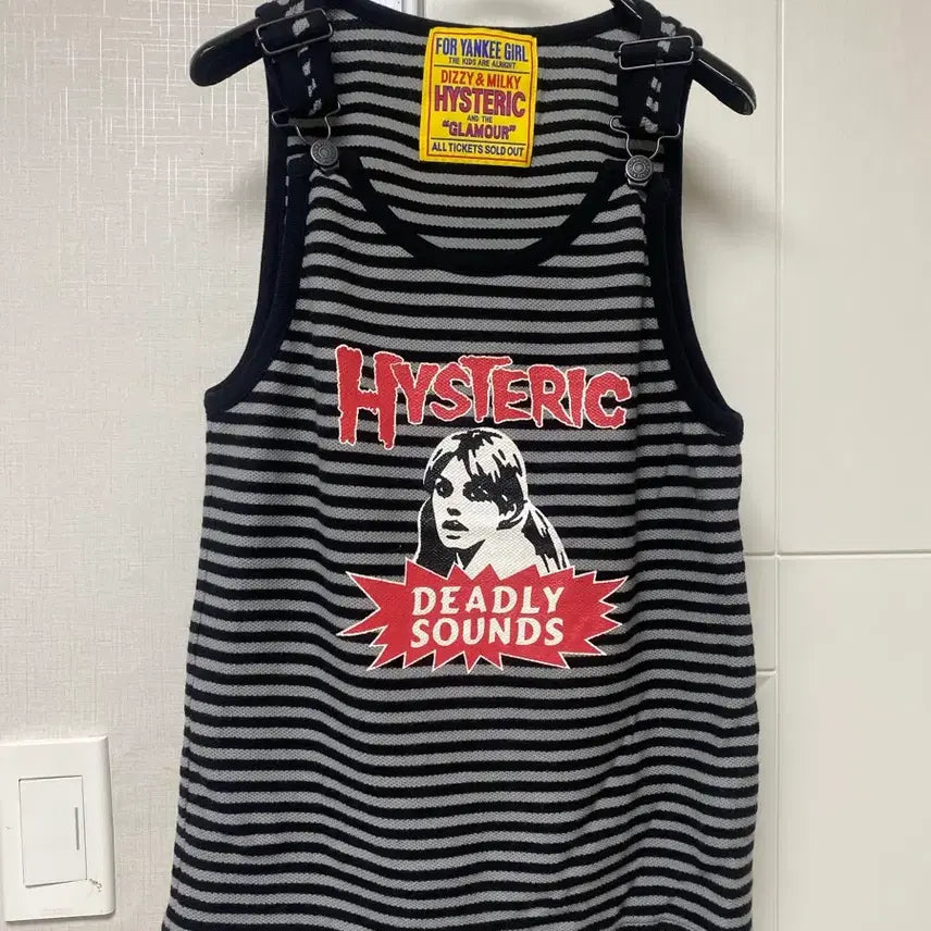 [BUNJANG] Hysteric Glamour Sleeveless Top / 히스테릭글래머 슬리브리스