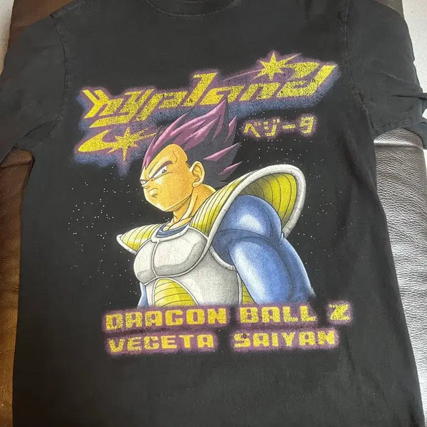 [BUNJANG] Dragon Ball Z Vegeta Saiyan Short Sleeve T-Shirt / Usa 드래곤볼Z 베지터 사이어인 반팔
