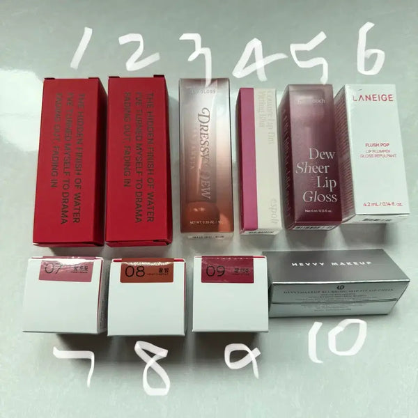 [BUNJANG] Various Korean Lip Tints Bundle (New) / 틴트 모음 무지개맨션 디어달리아 에스쁘아 라네즈 밀크터치 에이쁘