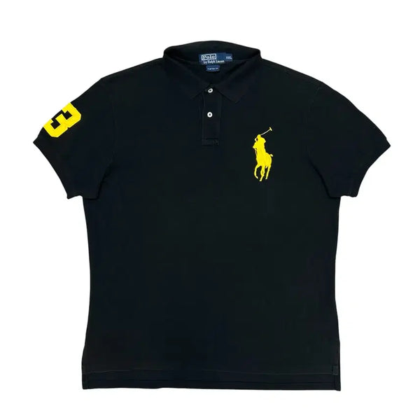 [BUNJANG] Polo Ralph Lauren Big Pony Chef Keep Polo Shirt Black 2XL / 폴로 빅포니 치프키프 블랙 카라티(2XL)