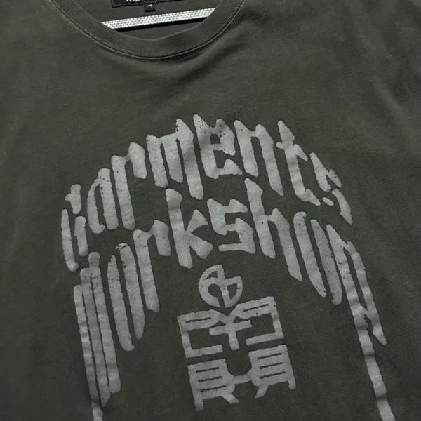 [BUNJANG] Politeru x Nomadual Collaboration Short Sleeve T-Shirt Charcoal / 폴리테루 노매뉴얼 반팔티 차콜 4