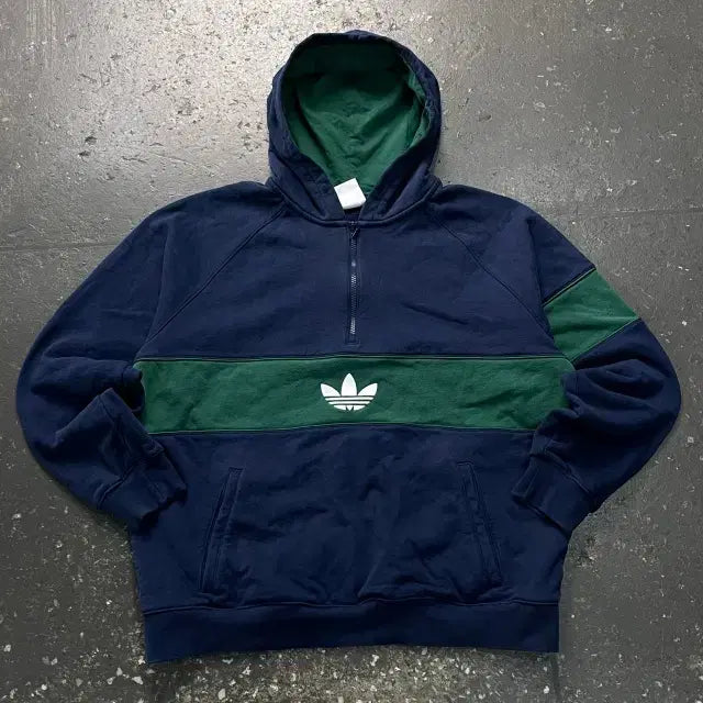 [BUNJANG] Adidas Half-Zip Hoodie / 105 아디다스 반집업 후드티