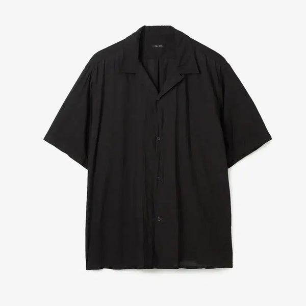 [BUNJANG] Comoli Khadi Cotton Open Collar Short Sleeve Shirt Size 2 / 코모리 26ss 카디 코튼 오픈카라 반팔 셔츠 2