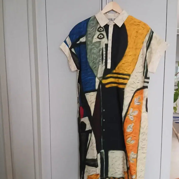 [BUNJANG] Jepyeongwani Marni Copy Linen Dress / 제평와니