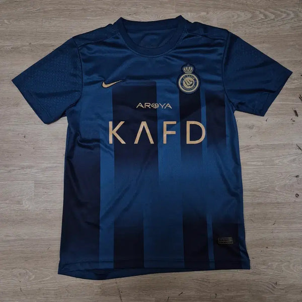 [BUNJANG] Nike Al Nassr Away Short Sleeve T-Shirt Soccer Jersey M(95) / 나이키 알나스르 어웨이 반팔 티셔츠 축구 유니폼 M(95)