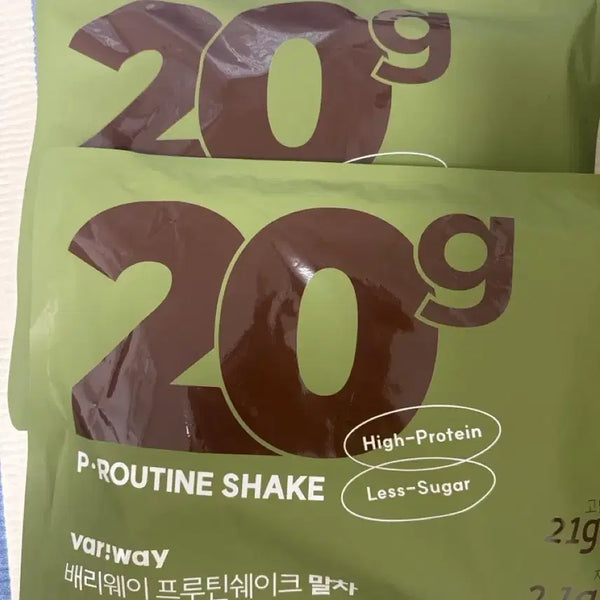 [BUNJANG] Veryway Matcha Protein Shake (7 Sachets x 2 Packs) / 베리웨이 말차 프로틴 쉐이크 7개입 두봉지 일괄