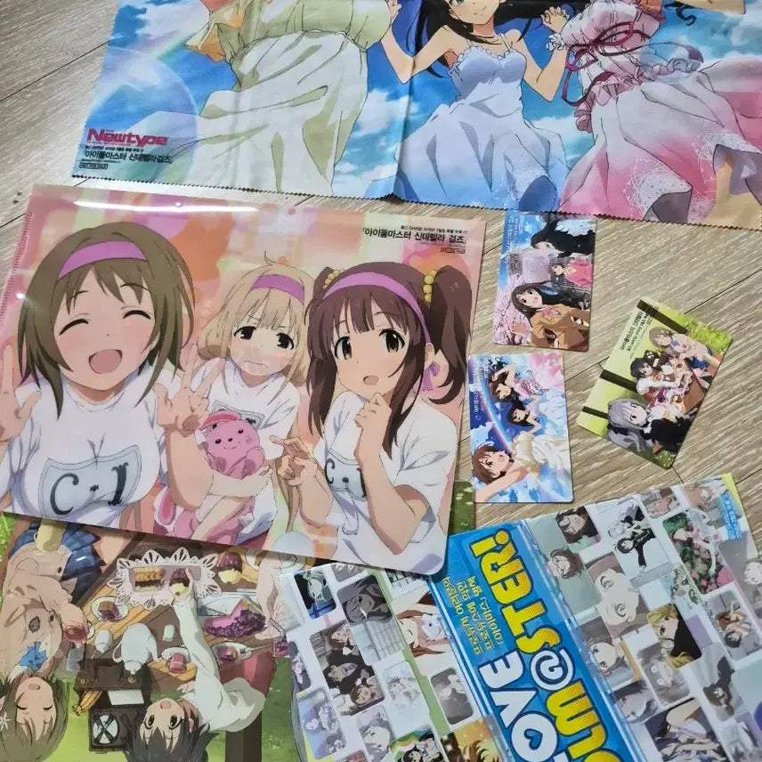 [BUNJANG] The Idolmaster Cinderella Girls Newtype Appendix Bundle Set / 아이돌마스터 신데렐라걸즈 뉴타입 부록 일괄
