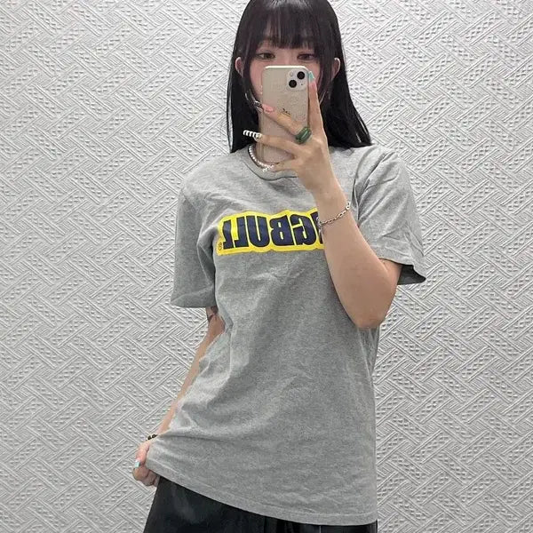 [BUNJANG] Big Bull Vintage Retro Lettering Logo T-Shirt Size S / 빅불 빈티지 레트로 키치 레터링 로고 반팔티 S C12854