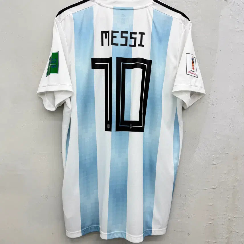 [BUNJANG] Adidas Argentina 125th Anniversary Home World Cup Version Lionel Messi Jersey XL / (XL) 아디다스 18-19 아르헨티나 125주년 홈 월드컵.ver 메시