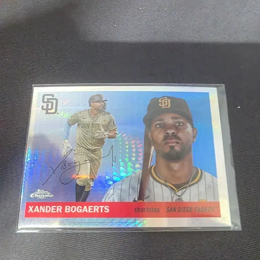 [BUNJANG] 2025 Topps Chrome Platinum Xander Bogaerts Trading Card / 2025 탑스 크롬 플래티넘 샌디에이고 잰더 보가츠 카드