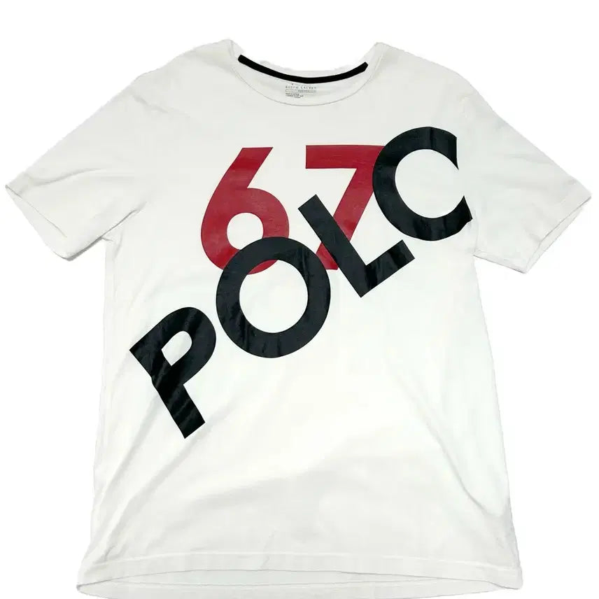 [BUNJANG] Polo Ralph Lauren 67 Big Print T-Shirt / M)폴로 랄프로렌 67 POLO 빅 프린트 티셔츠