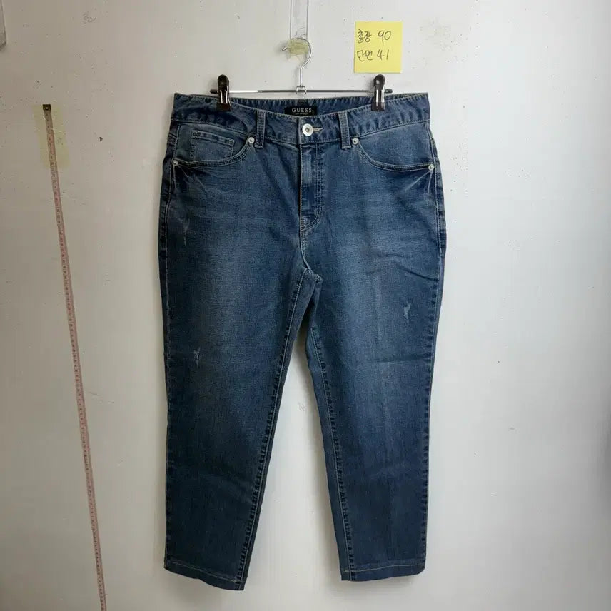[BUNJANG] Guess Slim Straight Fit Blue Denim Jeans Size 32 / 게스 청바지 블루 32사이즈