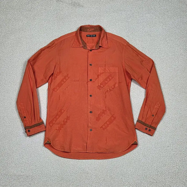 [BUNJANG] Issey Miyake A-POC Circle Geometric Pattern Shirt / [이세이 미야케] 에이폭 서클 기하학 패턴 셔츠 | S00536