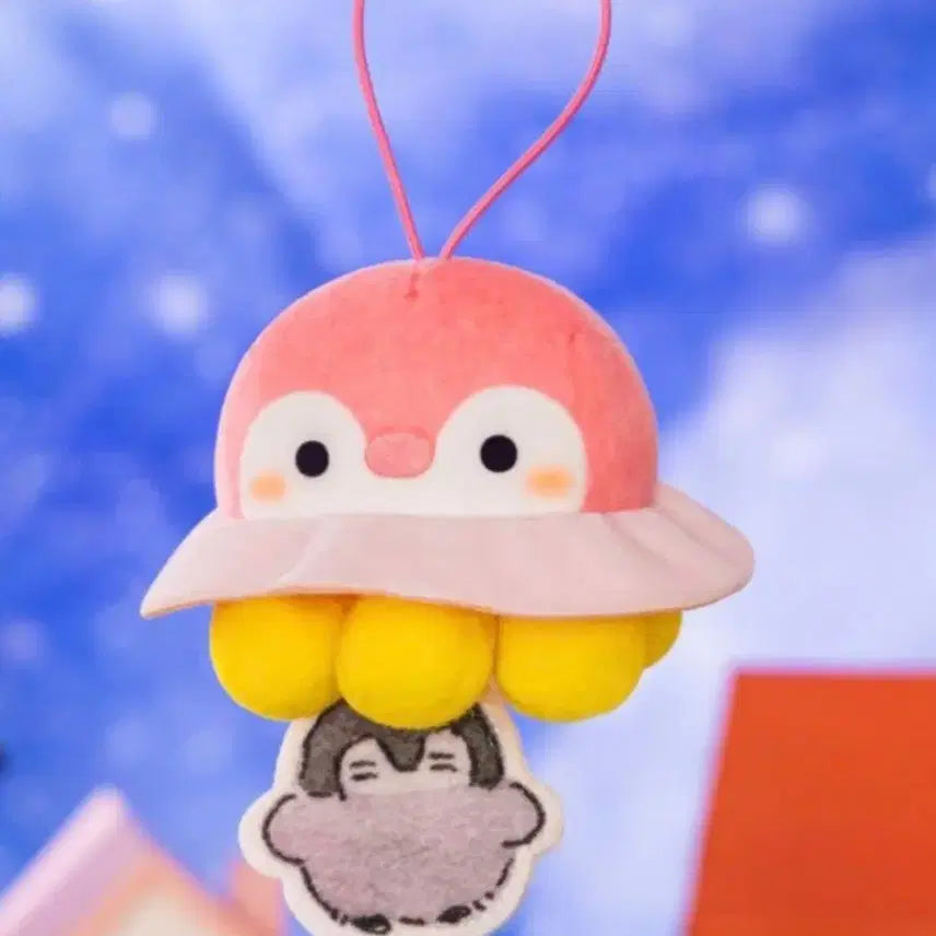 [BUNJANG] Parade Spaceship Koupen-chan Bulu Bulu Kidnapped Mascot Keychain Doll / [새상품]퍼레이드 우주선 코우펜짱 부루부루 납치된 마스코트 키링 인형