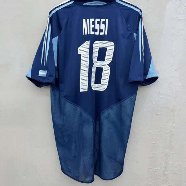 [BUNJANG] Adidas 04-06 Argentina Away Jersey Lionel Messi XL / (XL) 아디다스 04-06 아르헨티나 어웨이 No.18 리오넬 메시