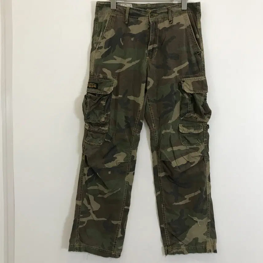 [BUNJANG] Polo Ralph Lauren Y2K 1967 Military Cargo Pants Camo Size 30x32 / 폴로 랄프로렌 Y2K 1967 밀리터리 팬츠 [30x32]