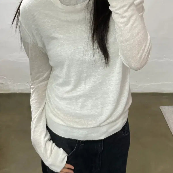 [BUNJANG] Theory White Knit Top / Theory 화이트 니트 M