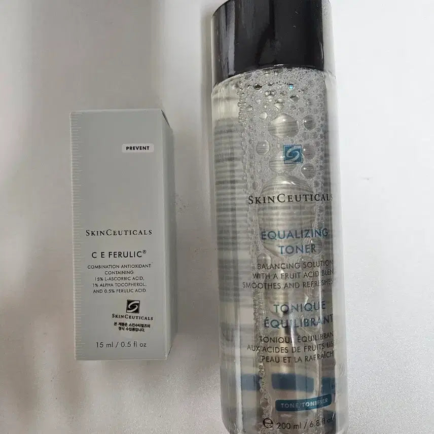 [BUNJANG] SkinCeuticals C E Ferulic 15ml & Equalizing Toner 200ml Set / 스킨수티컬즈 CE 페룰릭 15ml+ 이퀄라이징 토너 200ml