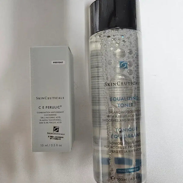 [BUNJANG] SkinCeuticals C E Ferulic 15ml & Equalizing Toner 200ml Set / 스킨수티컬즈 CE 페룰릭 15ml+ 이퀄라이징 토너 200ml