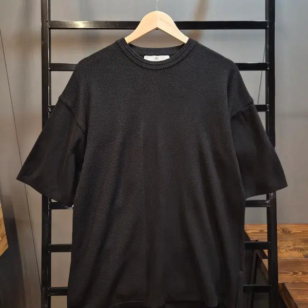 [BUNJANG] ZIO SONGZIO Oversized Knit Short Sleeve T-Shirt / [105] 지오송지오 오버사이즈 니트 반팔 티셔츠 6.5